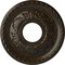 Ekena Millwork Palmetto Ceiling Medallion (Canopies up to 4 7/8"), 12 1/8"OD x 3 1/2"ID x 1"P, Stone Hearth Crackle CM12PMSHC - alternate 1